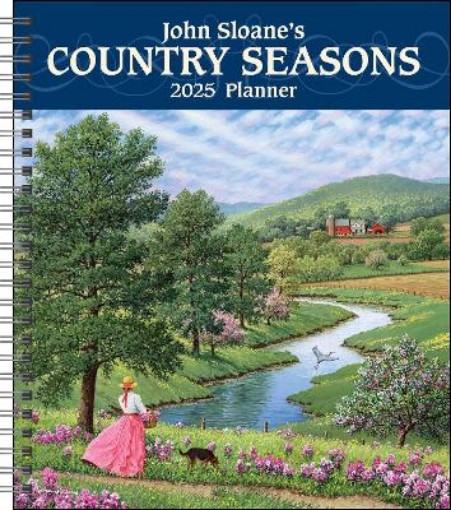 Picture of John Sloane's Country Seasons 12-Month 2025 Monthly/Weekly Planner Calendar