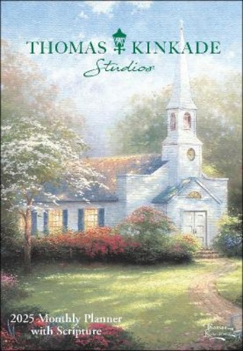 Picture of Thomas Kinkade Studios 12-Month 2025 Monthly Pocket Planner Calendar with Scripture