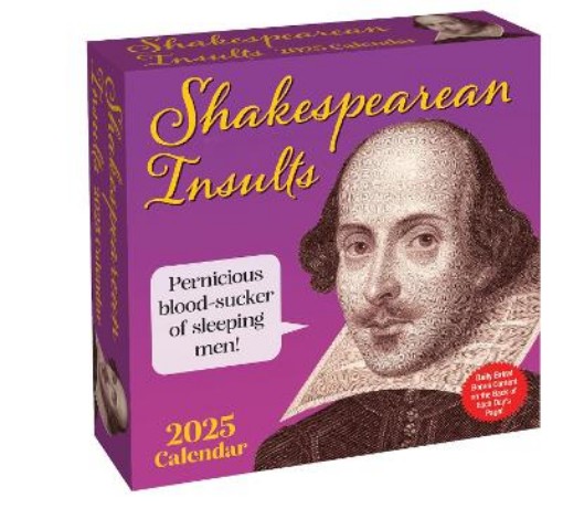 Picture of Shakespearean Insults 2025 Day-to-Day Calendar