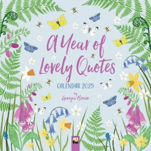 Picture of Year of Lovely Quotes Wall Calendar 2025 (Art Calendar)