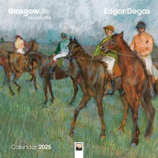 Picture of Glasgow Museums: Edgar Degas Wall Calendar 2025 (Art Calendar)