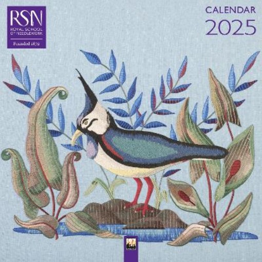 Picture of Royal School of Needlework Wall Calendar 2025 (Art Calendar)