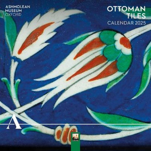 Picture of Ashmolean: Ottoman Tiles Mini Wall Calendar 2025 (Art Calendar)