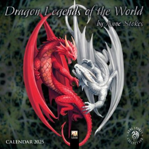 Picture of Anne Stokes: Dragon Legends of the World Mini Wall calendar 2025 (Art Calendar)