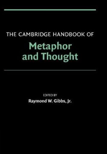 Picture of Cambridge Handbook of Metaphor and Thought