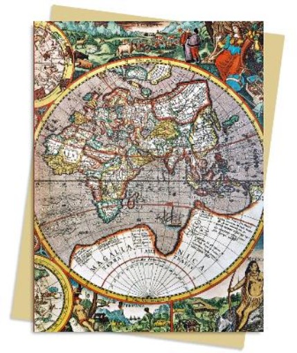 Picture of Pieter van den Keere: Antique Map Greeting Card Pack