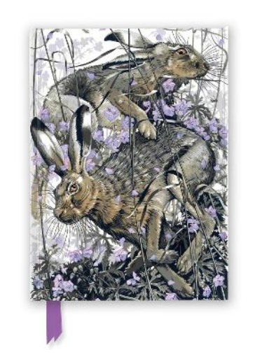 Picture of Martin Truefitt-Baker: Hares in Meadow Cranesbill (Foiled Journal)