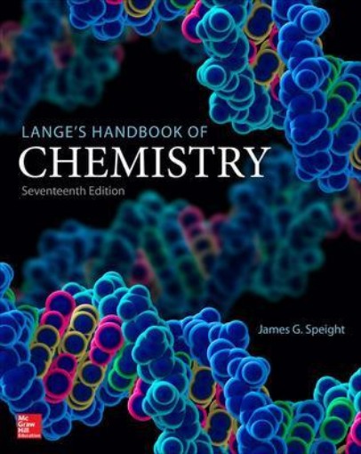 Picture of Lange's Handbook of Chemistry, Seventeenth Edition