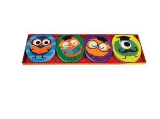 Picture of Pocket Note Set of 4 Mini Pads: School Monsters