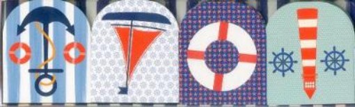 Picture of Pocket Note Set of 4 Mini-pads: Maritime