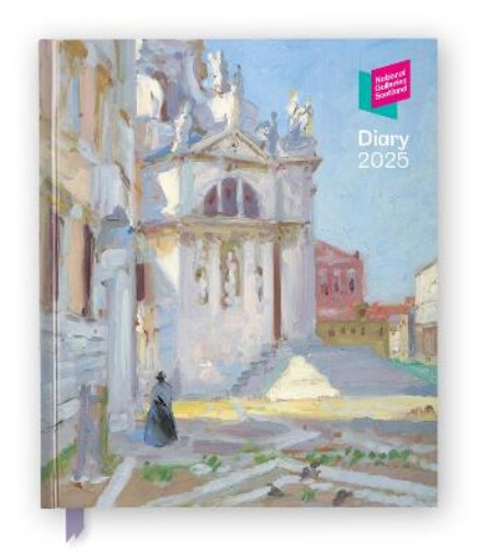 Picture of National Galleries Scotland 2025 Desk Diary Planner - Week to View, Illustrated throughout