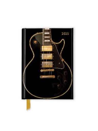 Picture of Black Gibson Guitar 2025 Luxury Pocket Diary Planner - Week to View