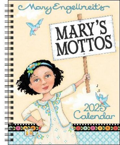Picture of Mary Engelbreit's Mary's Mottos 12-Month 2025 Monthly/Weekly Planner Calendar