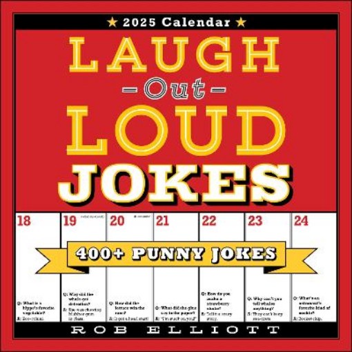 Picture of Laugh-Out-Loud Jokes 2025 Wall Calendar