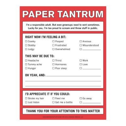Picture of Knock Knock Paper Tantrum Nifty Notes