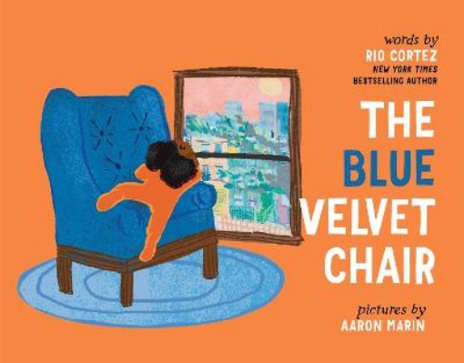 Picture of Blue Velvet Chair