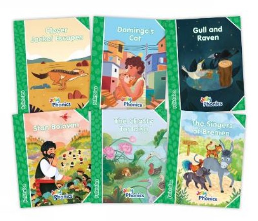 Picture of Jolly Phonics Folktales Green Readers (Level 3) Complete Set (1-6)