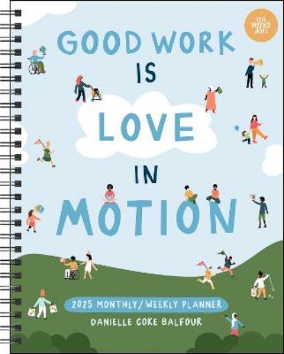 Picture of Love in Motion 12-Month 2025 Monthly/Weekly Planner Calendar