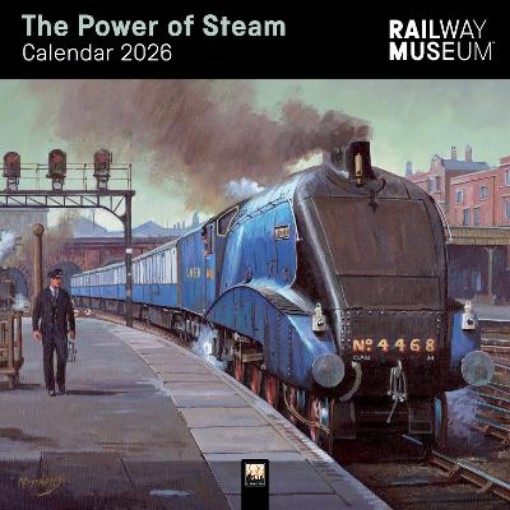 Picture of National Railway Museum: The Power of Steam Wall Calendar 2026 (Art Calendar)