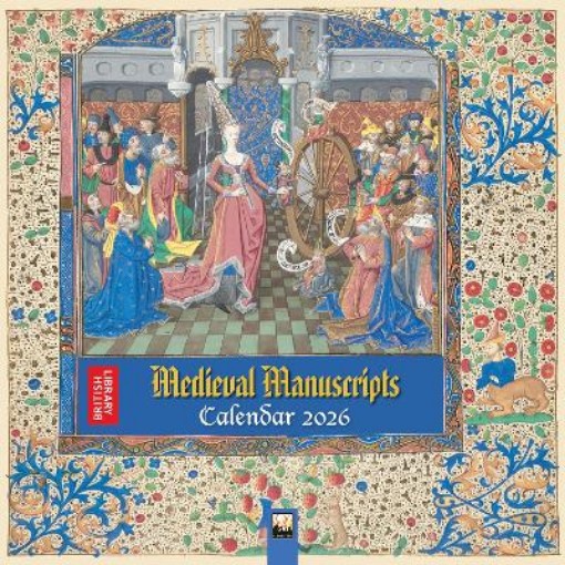 Picture of British Library: Medieval Manuscripts Wall Calendar 2026 (Art Calendar)