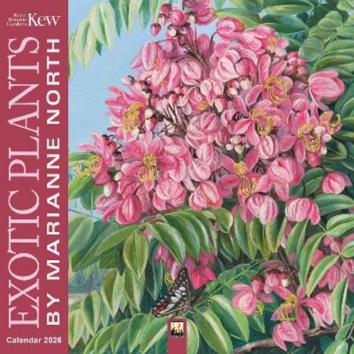 Picture of Kew Gardens: Exotic Plants by Marianne North Wall Calendar 2026 (Art Calendar)
