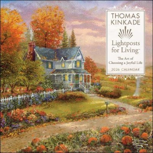 Picture of Thomas Kinkade Lightposts for Living 2026 Wall Calendar