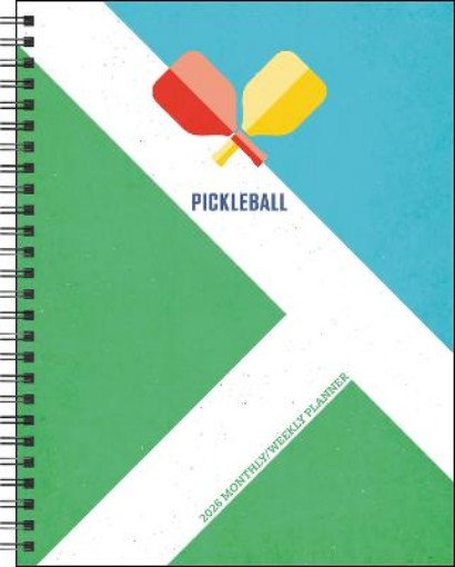 Picture of Pickleball 12-Month 2026 Weekly/Monthly Planner Calendar