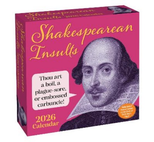Picture of Shakespearean Insults 2026 Day-to-Day Calendar