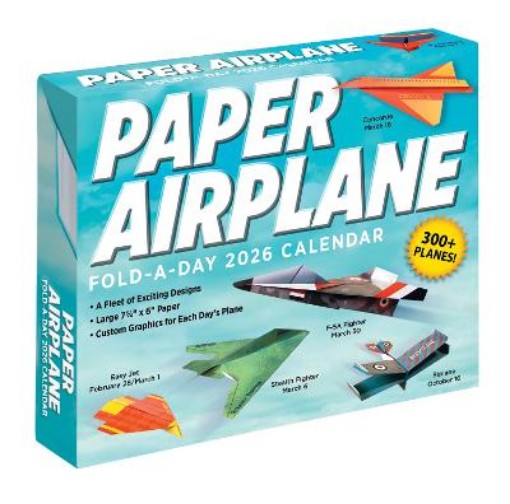 Picture of Paper Airplane 2026 Fold-A-Day Calendar