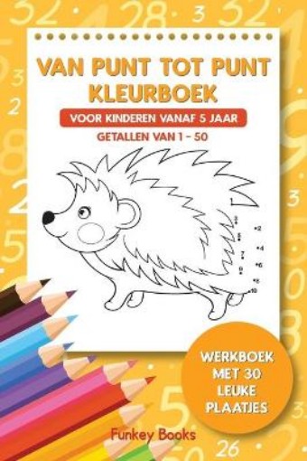 Picture of Van punt tot punt kleurboek voor kinderen vanaf 5 jaar - Getallen van 1-50