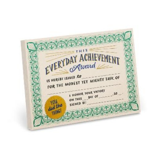 Picture of Em & Friends Everyday Achievement Certificate Notepads (New Version)