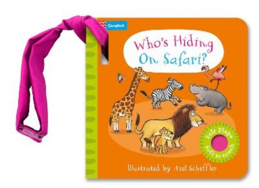 Picture of Who's Hiding on Safari?: A Felt Flaps Buggy Book
