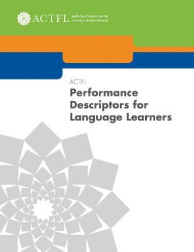 Picture of ACTFL Performance Descriptors for Language Learners