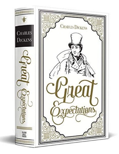 Picture of Great Expectations, Charles Dickens, (Classic Literature, Pip the Blacksmith Apprentice, Coming of Age Novel, Essential Reading) Ribbon Page Marker, Perfect for Gifting