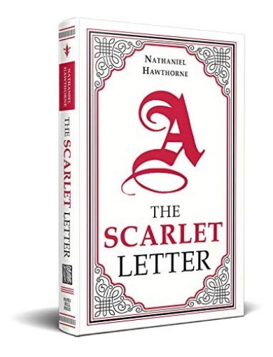 Picture of The Scarlet Letter, Nathaniel Hawthorne Classic Novel, (Hester Prynne, Adultery, Romantic Tragedy), Ribbon Page Marker, Perfect for Gifting