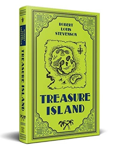 Picture of Treasure Island Robert Louis Stevenson Classic Novel, (Sailing Adventure, Tale of Strength and Courage, Required Literature), Ribbon Page Marker, Perfect for Gifting