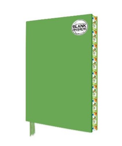 Picture of Spring Green Blank Artisan Notebook (Flame Tree Journals)