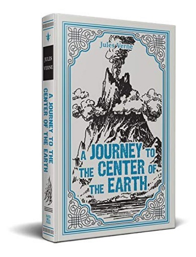 Picture of A Journey to the Center of the Earth, Jules Verne Classic Novel, (Otto Lidenbrock, Journey to Earth's Core, Original Science Fiction), Ribbon Page Marker, Perfect for Gifting