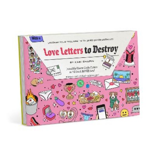 Picture of Knock Knock Love Letters to Destroy Journal
