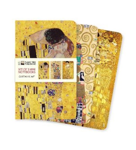 Picture of Gustav Klimt Set of 3 Mini Notebooks