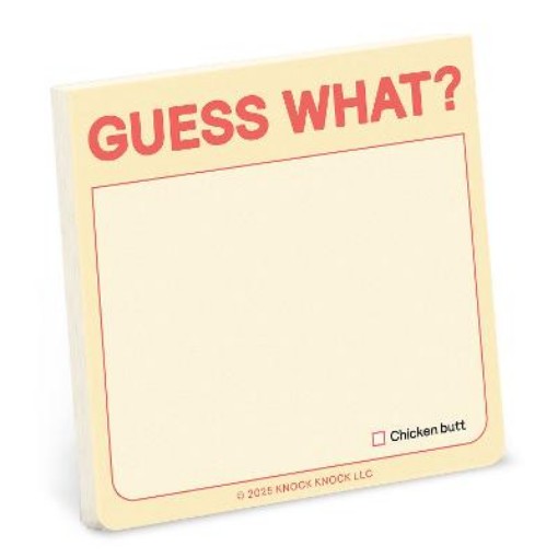 Picture of Knock Knock Guess What? Sticky Note (Pastel Version)