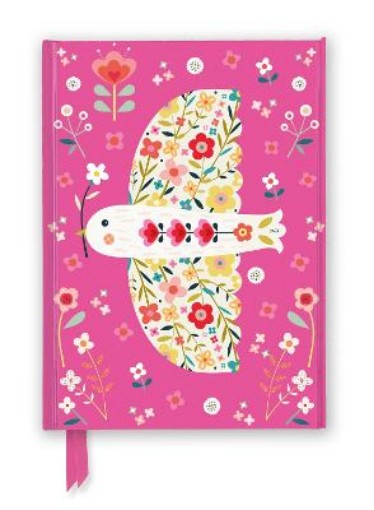 Picture of Bee Brown: Pink Floral Dove (Foiled Journal)