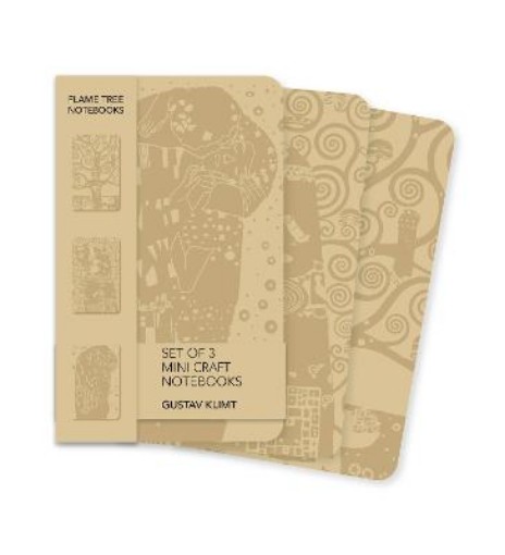 Picture of Gustav Klimt Set of 3 Mini Craft Notebooks
