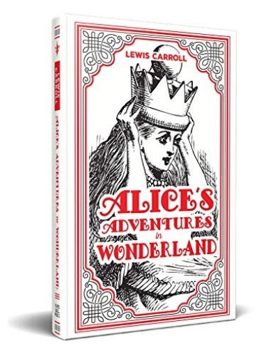 Picture of Alice's Adventures in Wonderland Lewis Carroll Classic Novel,(Down the Rabbit Hole-tale of Self Discovery and Curiosity), Ribbon Page Marker, Perfect for Gifting