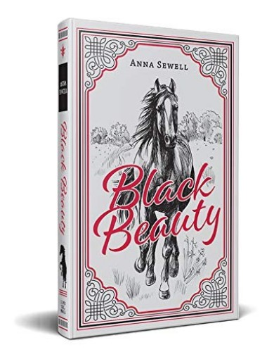 Picture of Black Beauty, Anna Swell Classic Novel, (Horse, Equestrian Literature), Ribbon Page Marker, Perfect for Gifting