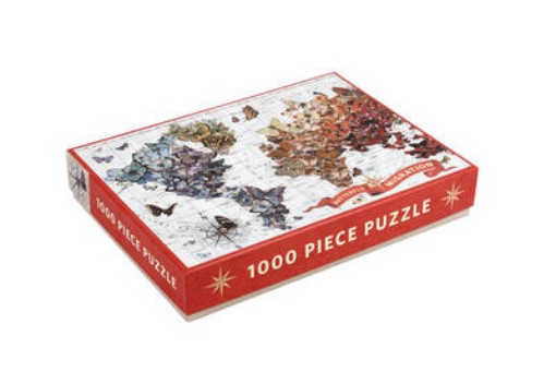 Picture of Wendy Gold Butterfly Migration 1000 Piece Puzzle