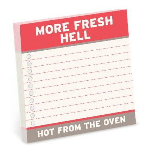 Picture of Knock Knock More Fresh Hell Large Sticky Notes (4x4in)