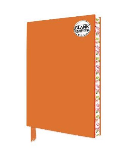 Picture of Orange Blank Artisan Notebook (Flame Tree Journals)