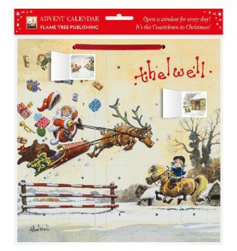 Picture of Norman Thelwell: Showjumping Santa Advent Calendar (with stickers)