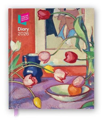 Picture of National Galleries Scotland 2026 Desk Diary Planner - Week to View, Illustrated throughout